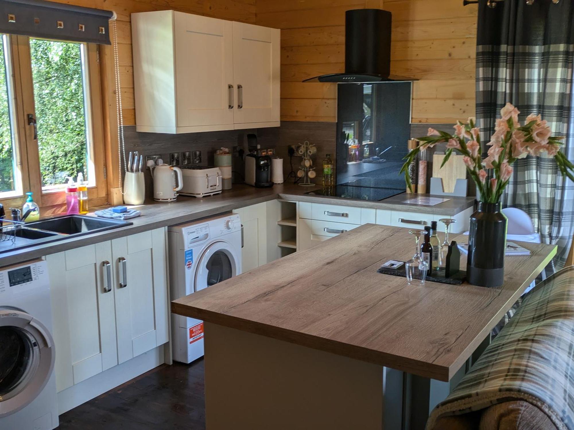 Rustic Lodge Retreat At Riverview Holiday Park Newcastleton Kültér fotó